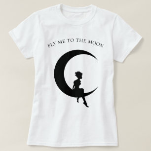 flyga mig till måne t shirt