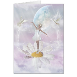 Flyga mig till månen hälsningskort