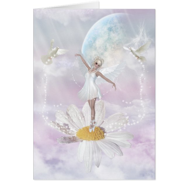 Flyga mig till månen hälsningskort (Framsidan)