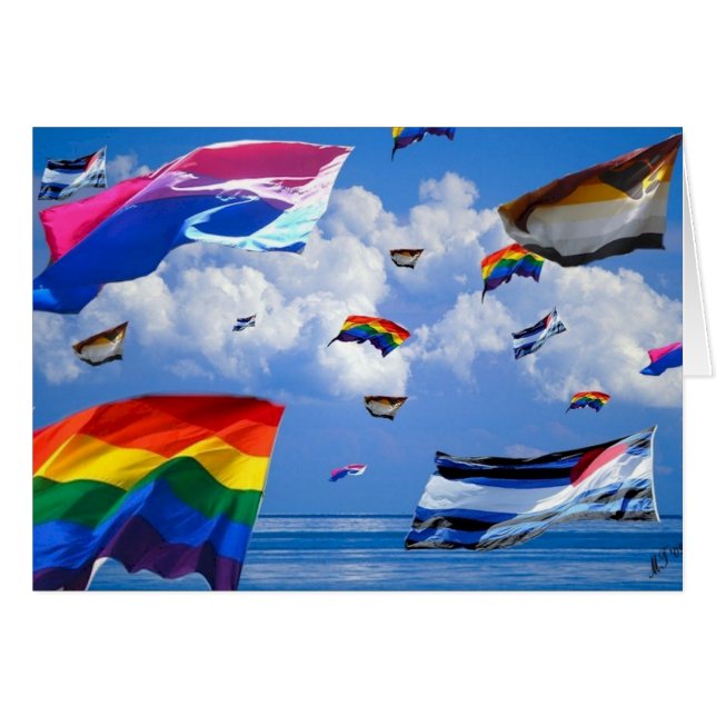 "Flyga pride" markera by thaleren OBS Kort (Framsidan Horizontal)