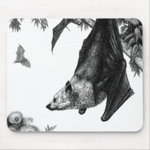 Flyga rävar Mousepad Musmatta