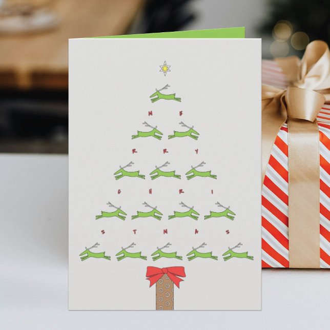 FLYGA RENAR JUL KORT (Skapare uppladdad)