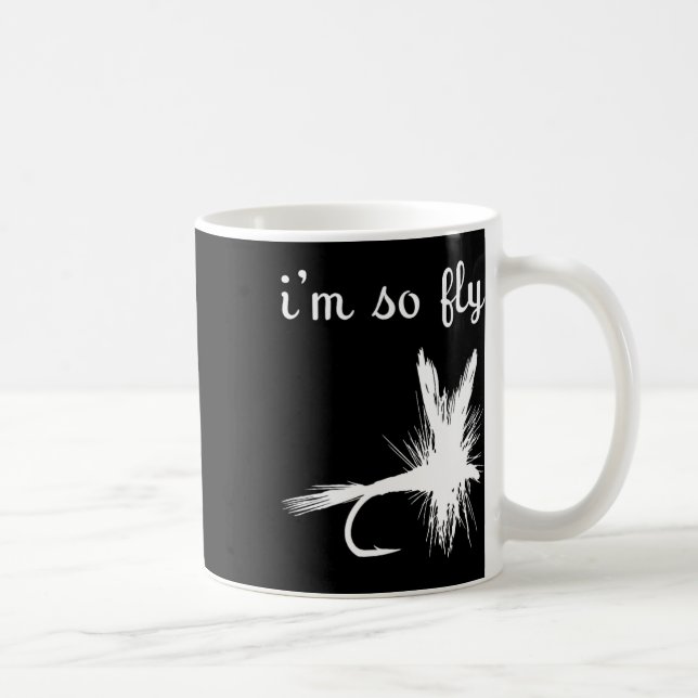 Flyga Rollig Fiske  Kaffemugg (Höger)