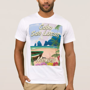 Flygaffisch för Cabo San Lucas-Mexiko Tee Shirt