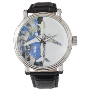 Flygande Abstrakt Armbandsur