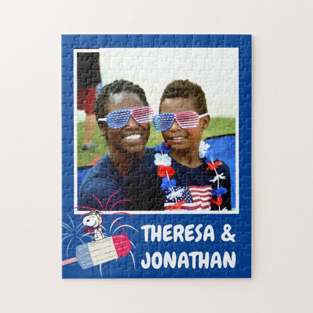 Flygande Ace Snoopy på ispun Pussel (Vertikal)