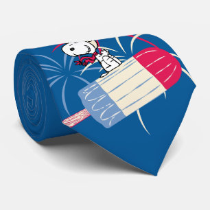Flygande Ace Snoopy på ispun Slips