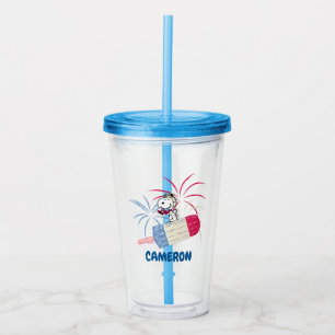 Flygande Ace Snoopy på ispun Take Away Mugg