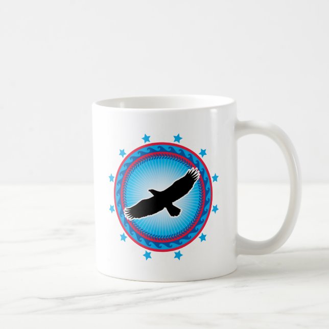 Flygande agle kaffemugg (Höger)