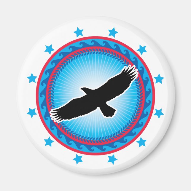 Flygande agle magnet (Framsidan)