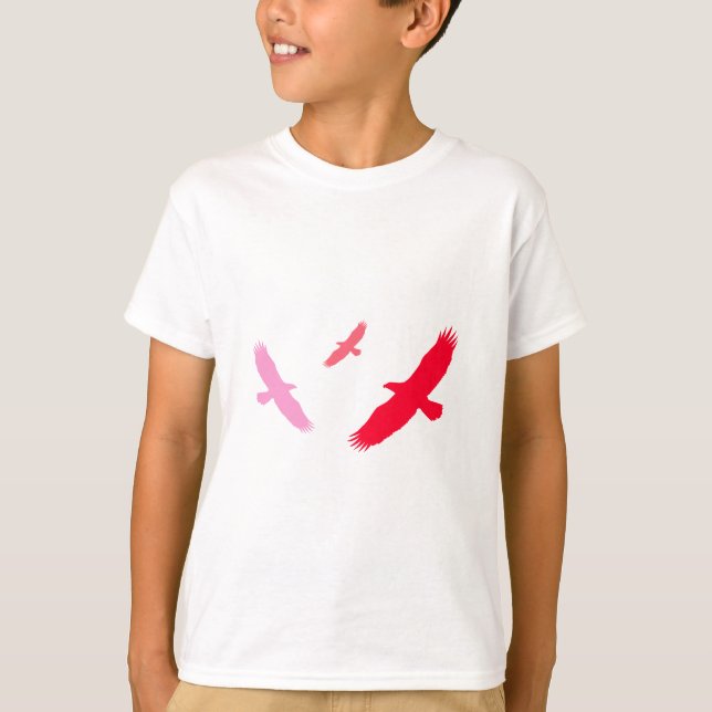Flygande ål (röd) t-shirt (Framsida)