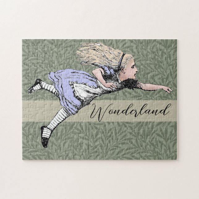 Flygande Alice i Wonderland Tittar Glass Pussel (Horisontell)