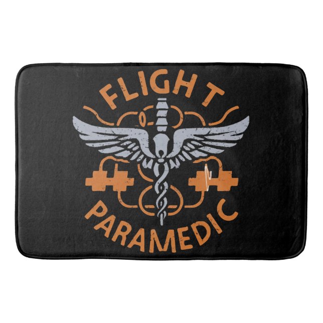 Flygande ambulanssjuksköterska badrumsmatta (Framsidan)
