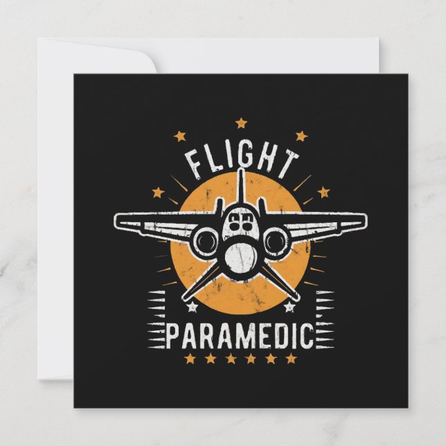 Flygande ambulanssjuksköterska inbjudningar (Framsida)