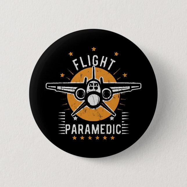 Flygande ambulanssjuksköterska knapp (Framsida)