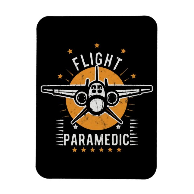 Flygande ambulanssjuksköterska magnet (Vertikal)