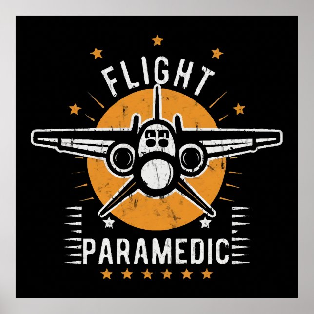 Flygande ambulanssjuksköterska poster (Framsidan)
