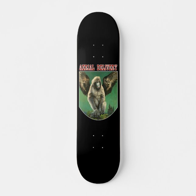 Flygande apa med granat Skate Board Deck (Framsida)