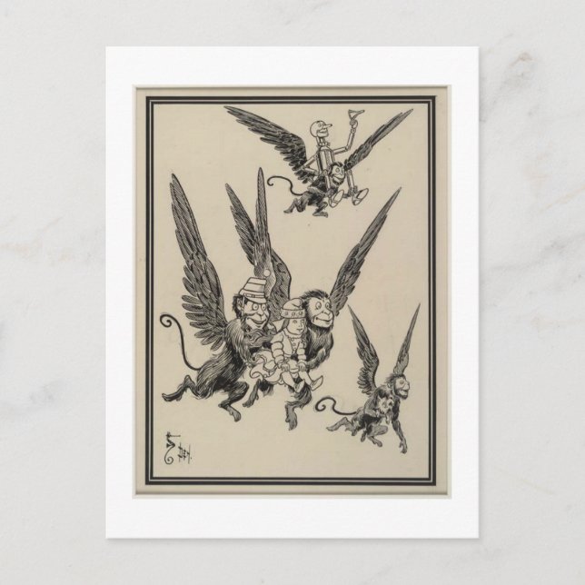 Flygande apor vykort (Framsida)