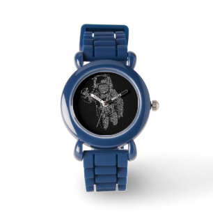 Flygande astronaut armbandsur