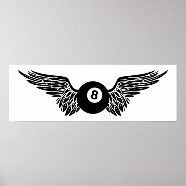 flygande åttboll poster (Framsidan)