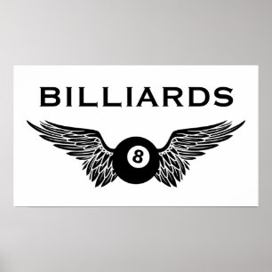 flygande åttboll poster