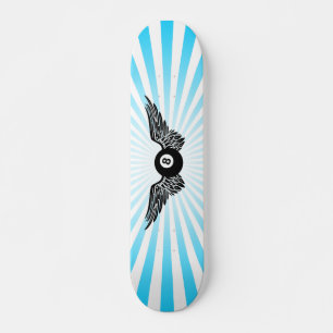 flygande åttboll skateboard bräda 20 cm