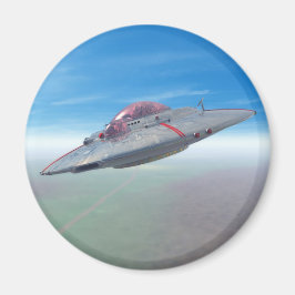 Flygande aucer Magnet