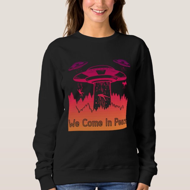 Flygande aucer UFO-astronauter är Utomjordingar 6 T Shirt (Framsida)