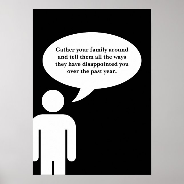 Flygande av festligheter, festivus regler poster (Framsidan)