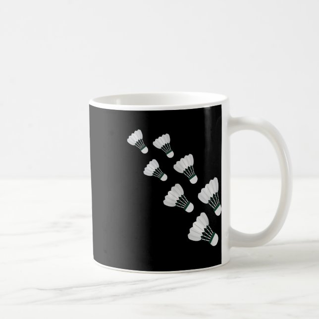 Flygande Badminton Shuttles Kaffemugg (Höger)