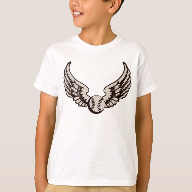 Flygande baskiska (Boll) för Baseball Älskare T Shirt (Framsida)