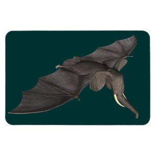 Flygande batphant magnet