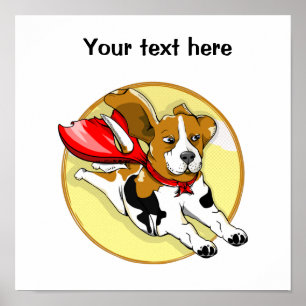 flygande beagle poster