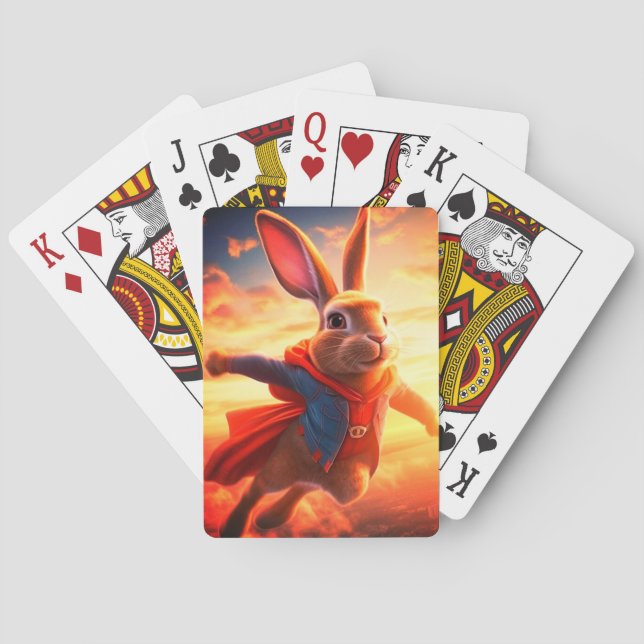 Flygande Bunny Casinokort (Baksidan)