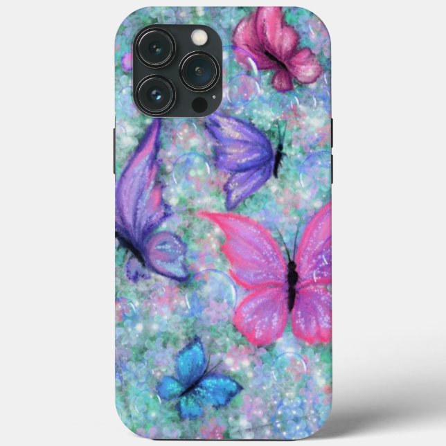 Flygande Butterflies iphone case (Baksida)