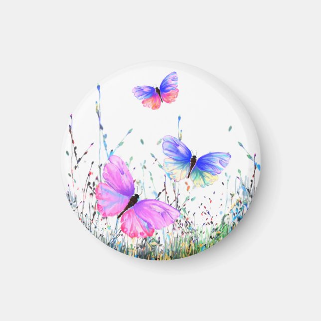 Flygande Butterflies Magnet (Framsidan)