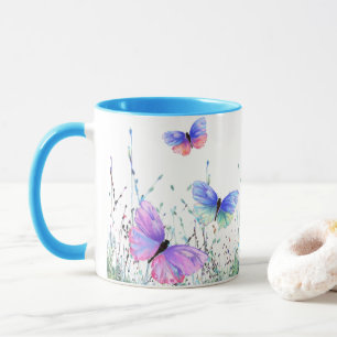 Flygande Butterflies Mugg Vår Joy