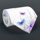 Flygande Butterflies Neck Tie Slips<br><div class="desc">Joy Ties med vår med färgade fjädrar som flyger i Nature Watercolor Painting Butterfly och Flowers Tie Gift - Select / Add your Favorite Text / Färg - make your Unique Gift - Ändra storlek och flytta eller ta bort och lägg till inslag med anpassning verktyg! - Teckning och MJÖLKS...</div>