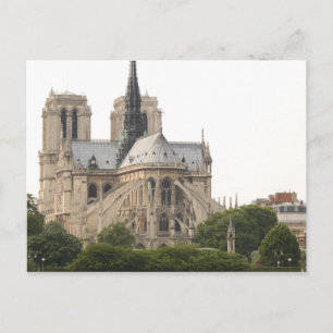 Flygande Buttress Spires Torn Notre Dame De Paris Vykort