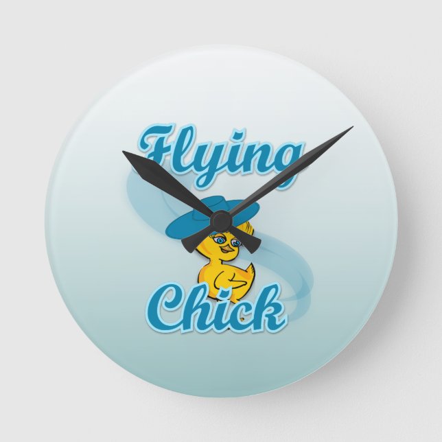 Flygande Chick nr 3 Rund Klocka (Framsida)