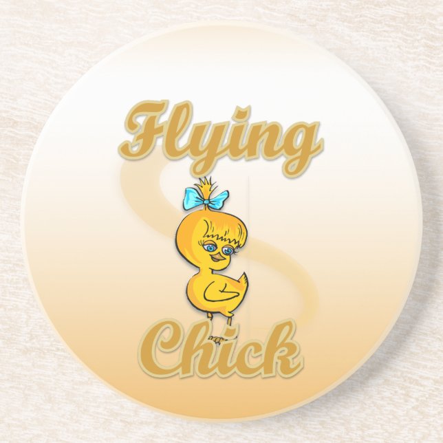 Flygande Chick Underlägg Sandsten (Framsidan)
