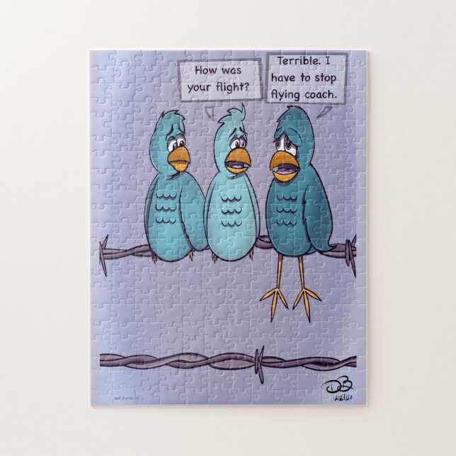 Flygande Coach Jigszle Puzzle Pussel (Vertikal)