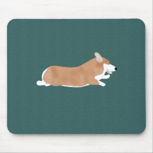 Flygande Corgi Mousepad Musmatta