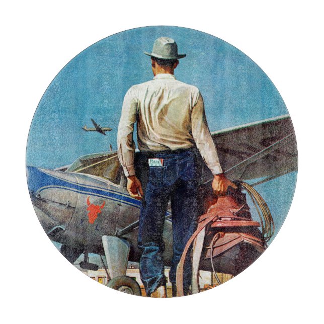 Flygande Cowboy av Mead Schaeffer (Framsidan)