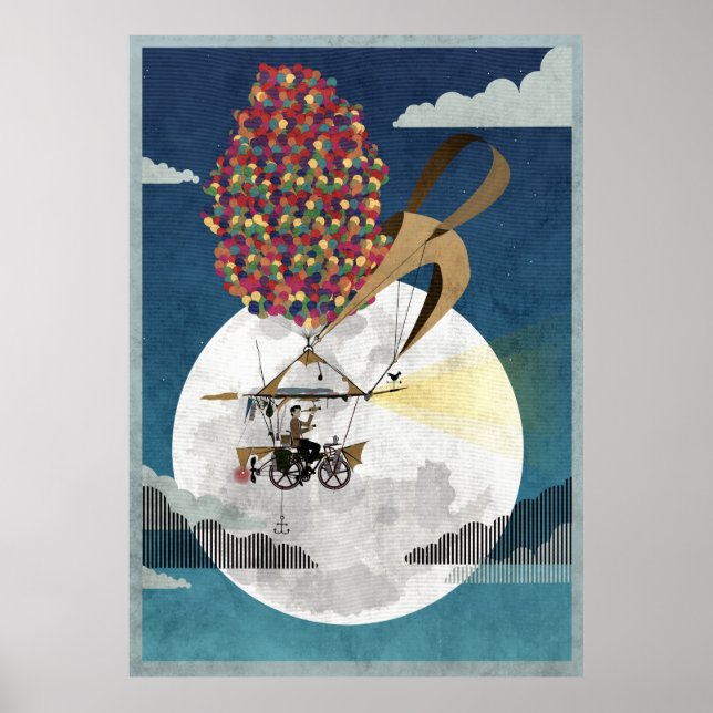Flygande cykel poster (Framsidan)