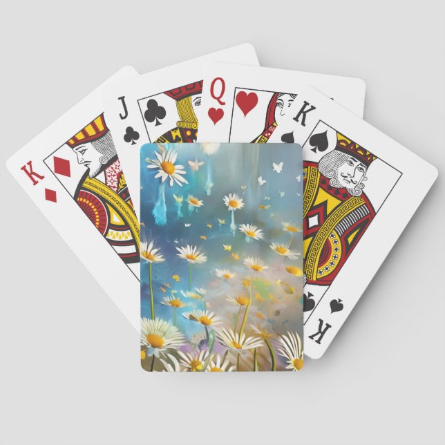 Flygande daisy casinokort (Baksidan)