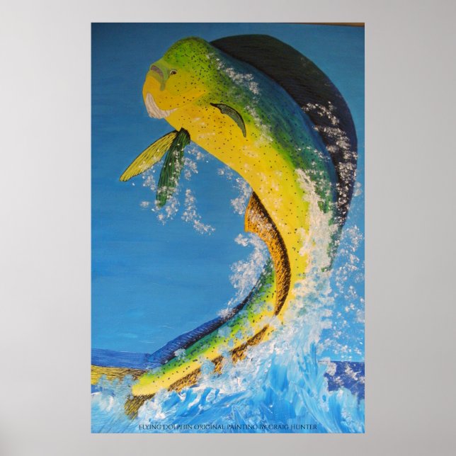 Flygande delfin poster (Framsidan)