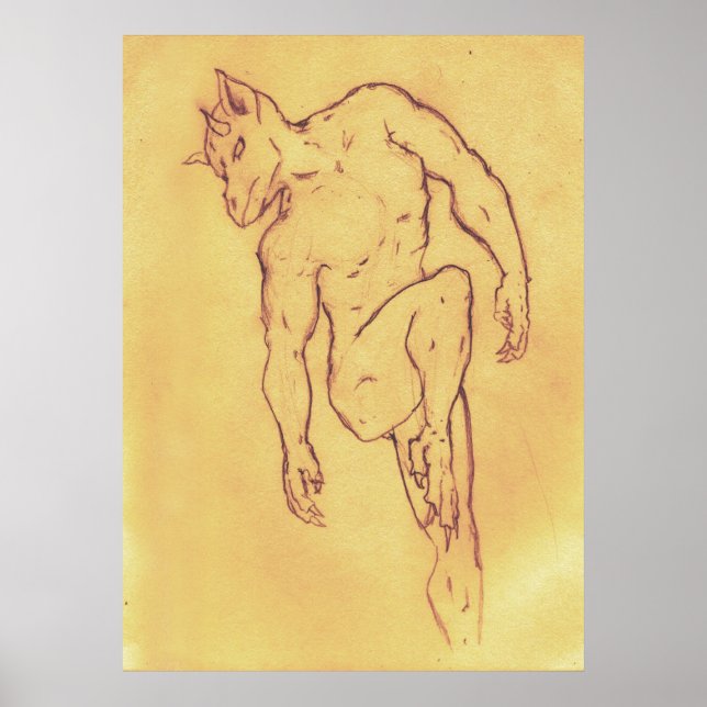 Flygande Demon Poster (Framsidan)