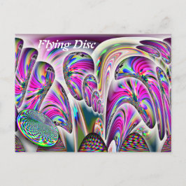 Flygande disk postkort vykort